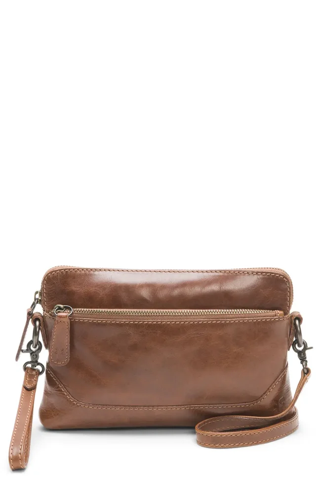 Melissa Convertible Leather Wristlet
