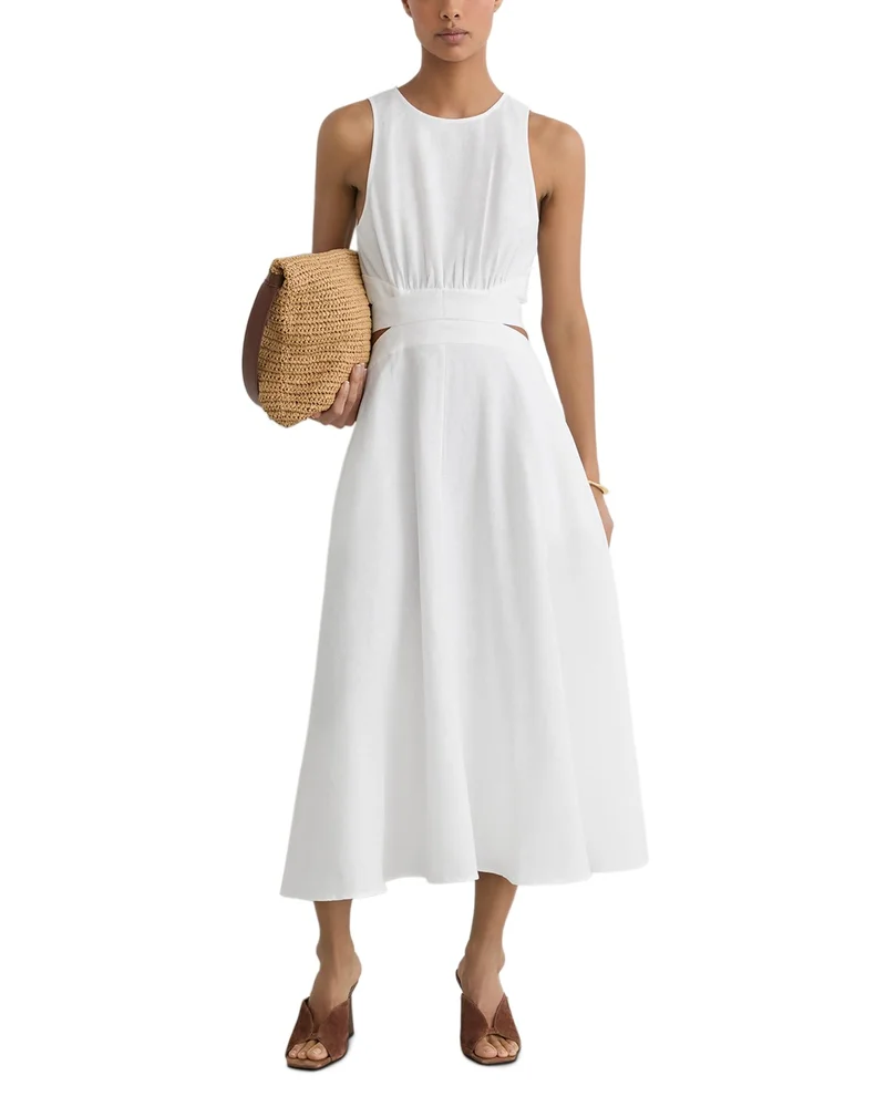 Petites Hazel Cut Out Midi Dress