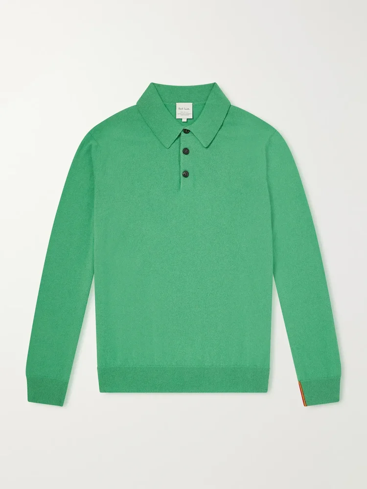 Cashmere Polo Sweater