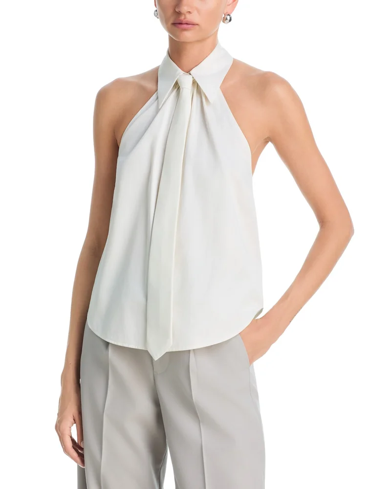 Wren Necktie Halter Top