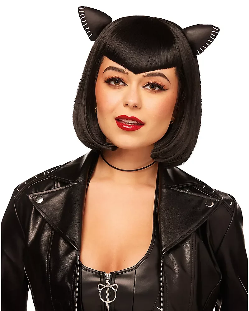 Catwoman Wig with Cat Ears - DC Villains