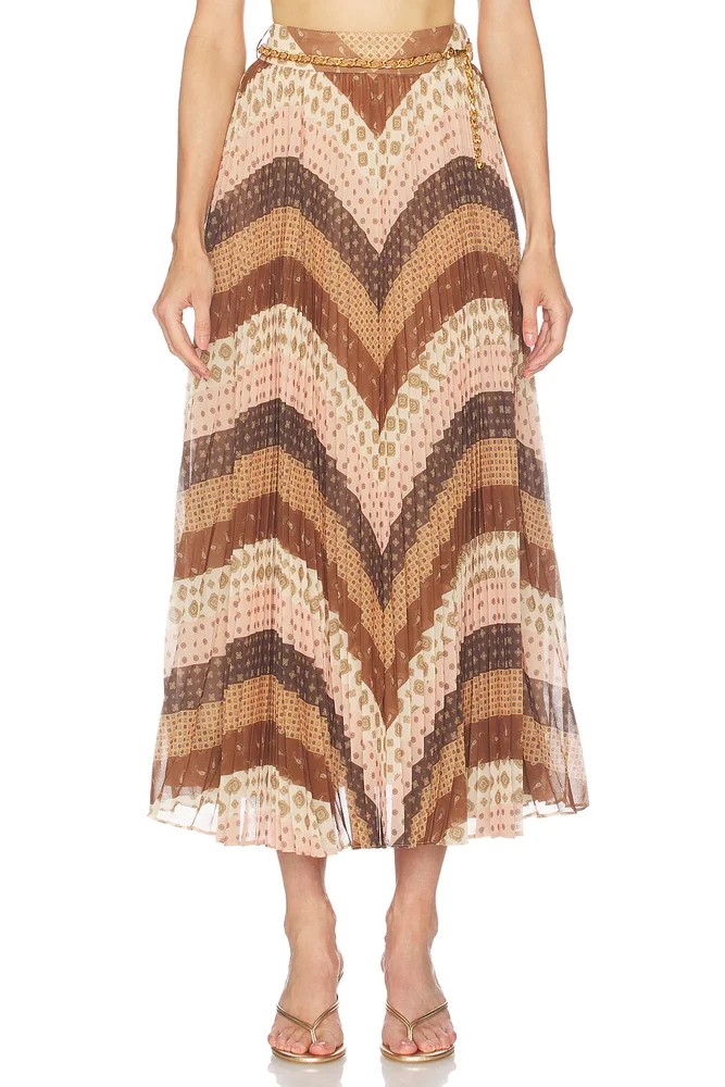 Sunray Pleated Skirt