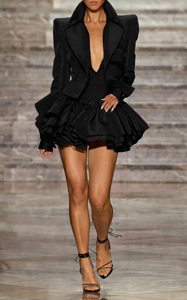 Structured Cropped Corset Jacket
