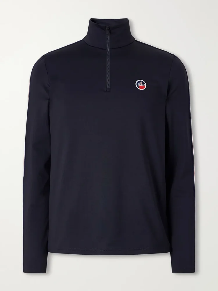 Mario III Logo-Appliquéd Stretch-Jersey Base Layer