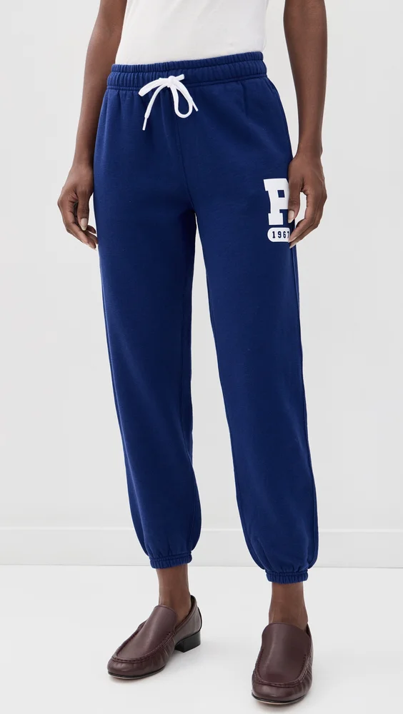 Vintage Fleece Knit Ankle Joggers