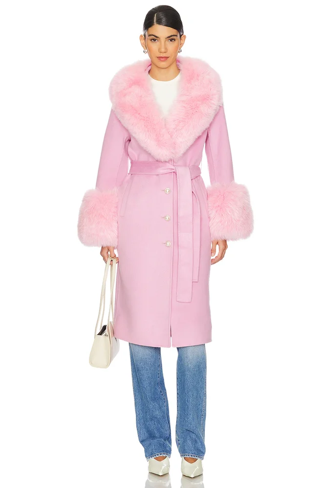 Jojo Cashmere Fur Coat
