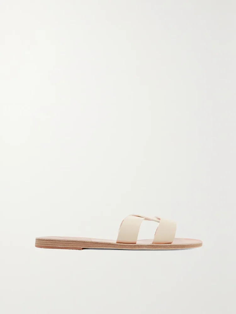 Desmos cutout leather slides