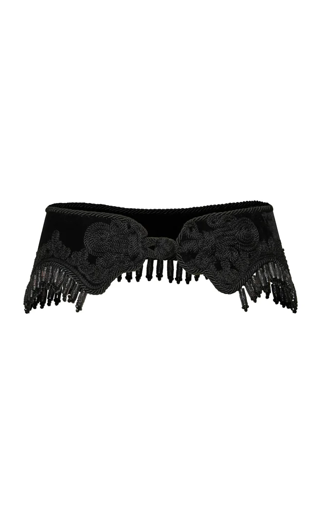 Black Velvet Illusion Belt