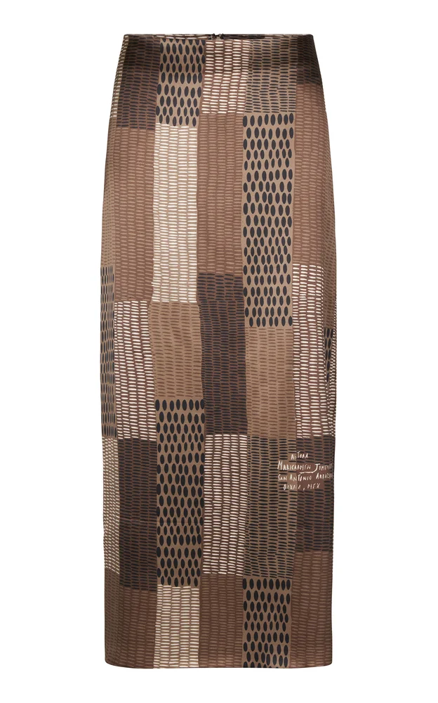 Maricarmen SIlk Midi Skirt
