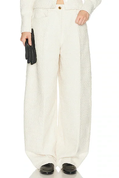 Tweed Barrel Pant
