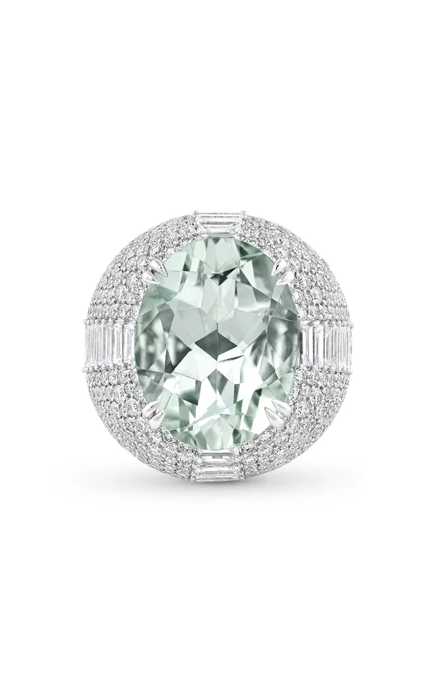 Sunlight 18K White Gold Tourmaline Ring