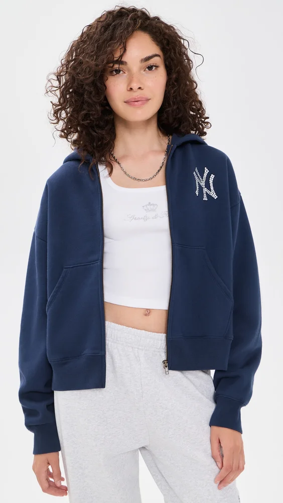 Yankees Krystal Zip Hoodie