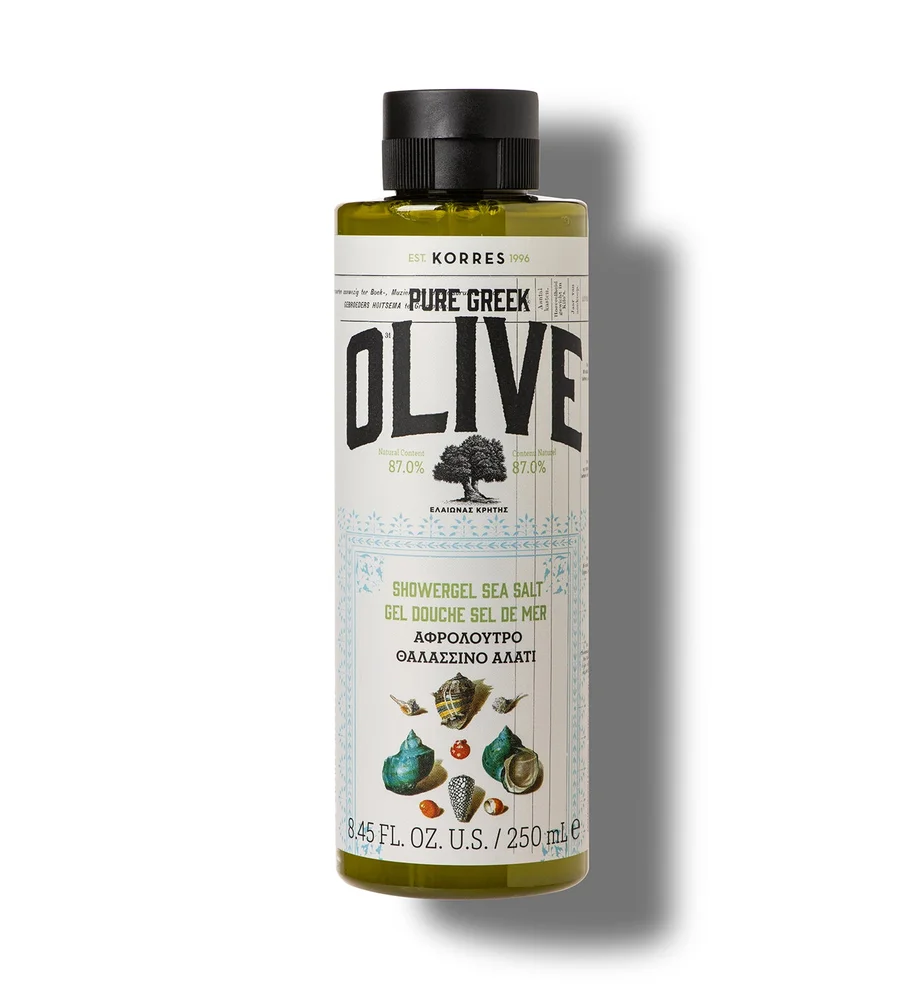 Pure Greek Olive Shower Gel Sea Salt