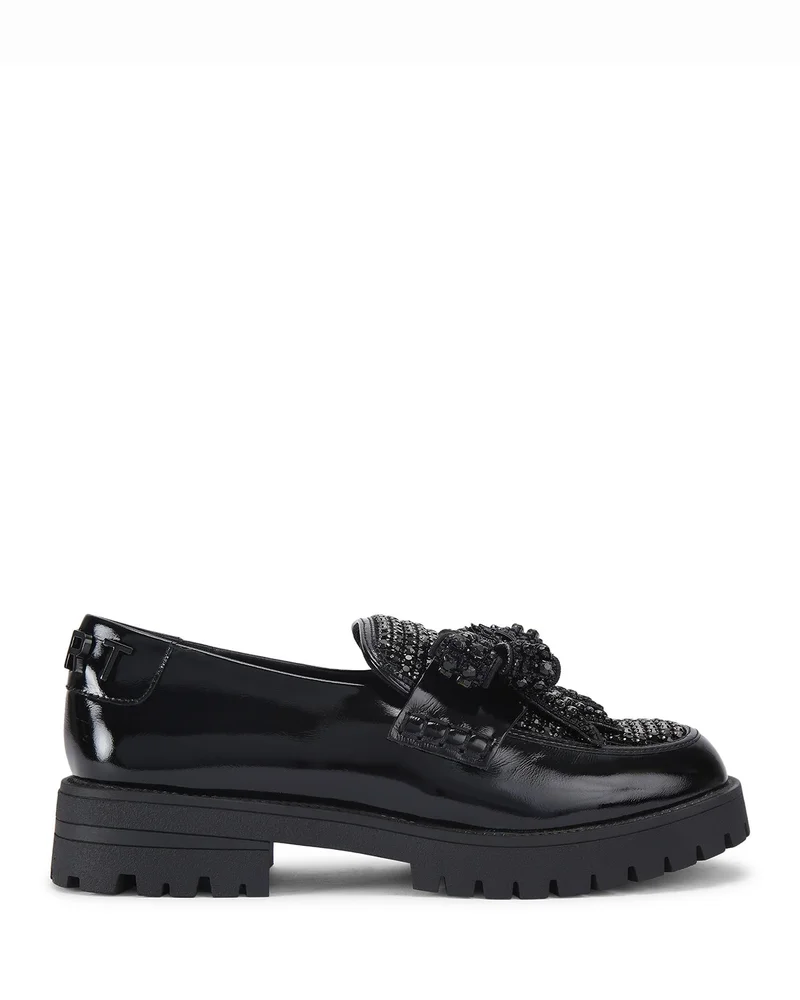 Women's Bow Crystal Loafers