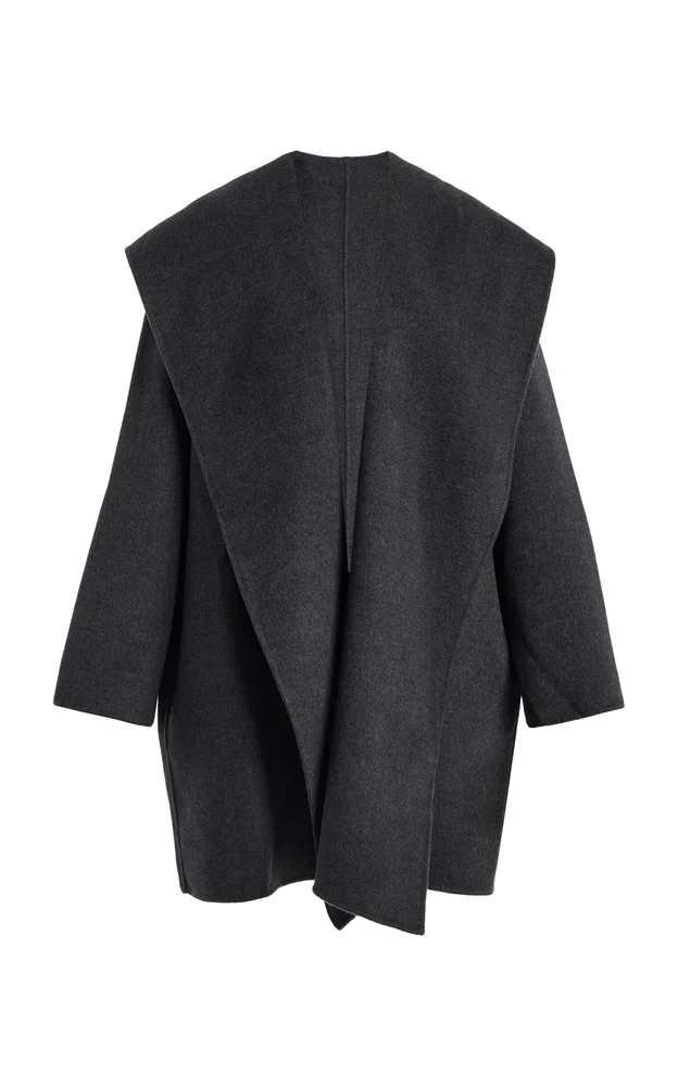 Wool Hoodie Coat