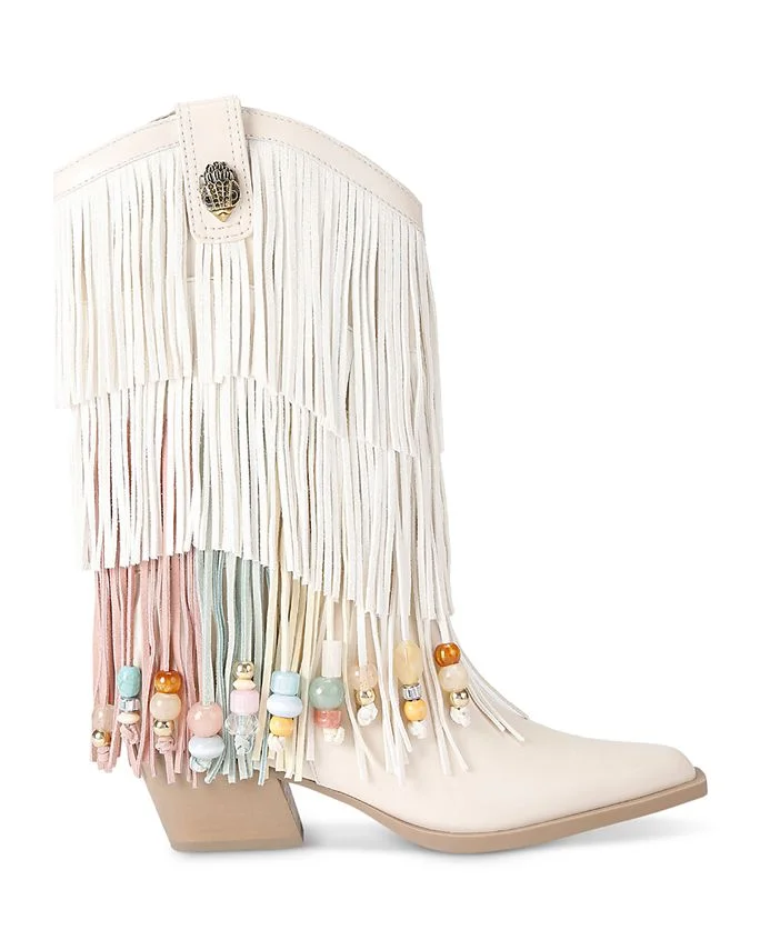 Women's Embellished Fringe Cowboy Boots