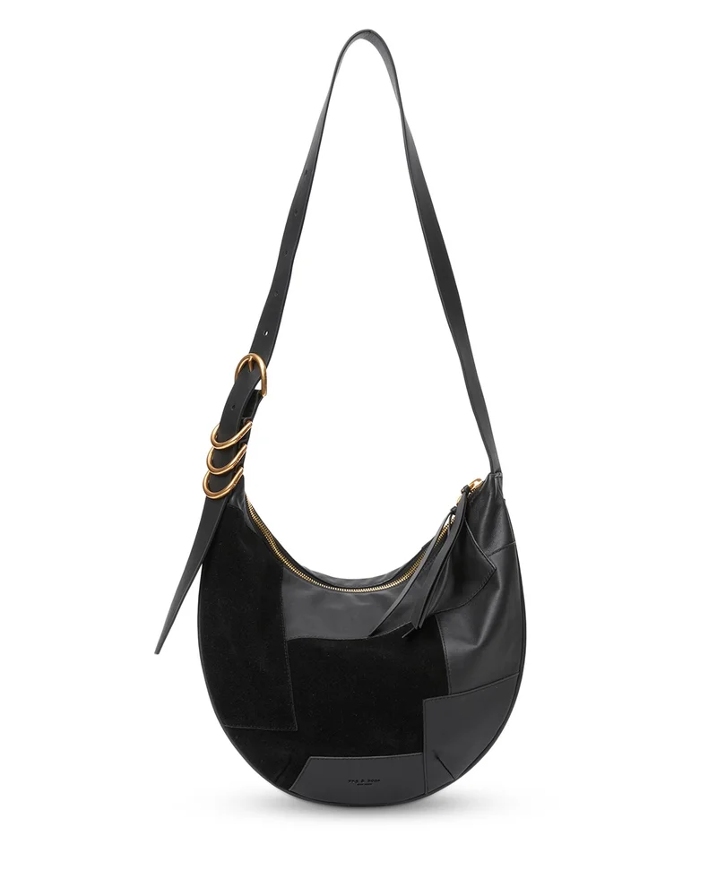 Mercer Medium Patent Leather Hobo Bag