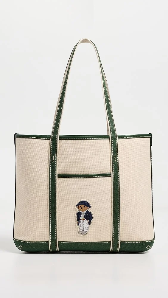 Small Shaped Polo Bear Tote Bag