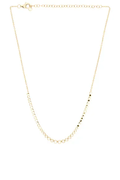 Bezel Diamond Necklace