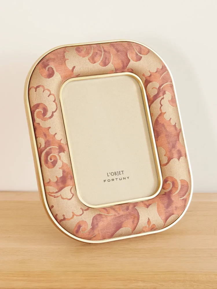 Fortuny Rue Jacob gold-tone canvas-jacquard frame