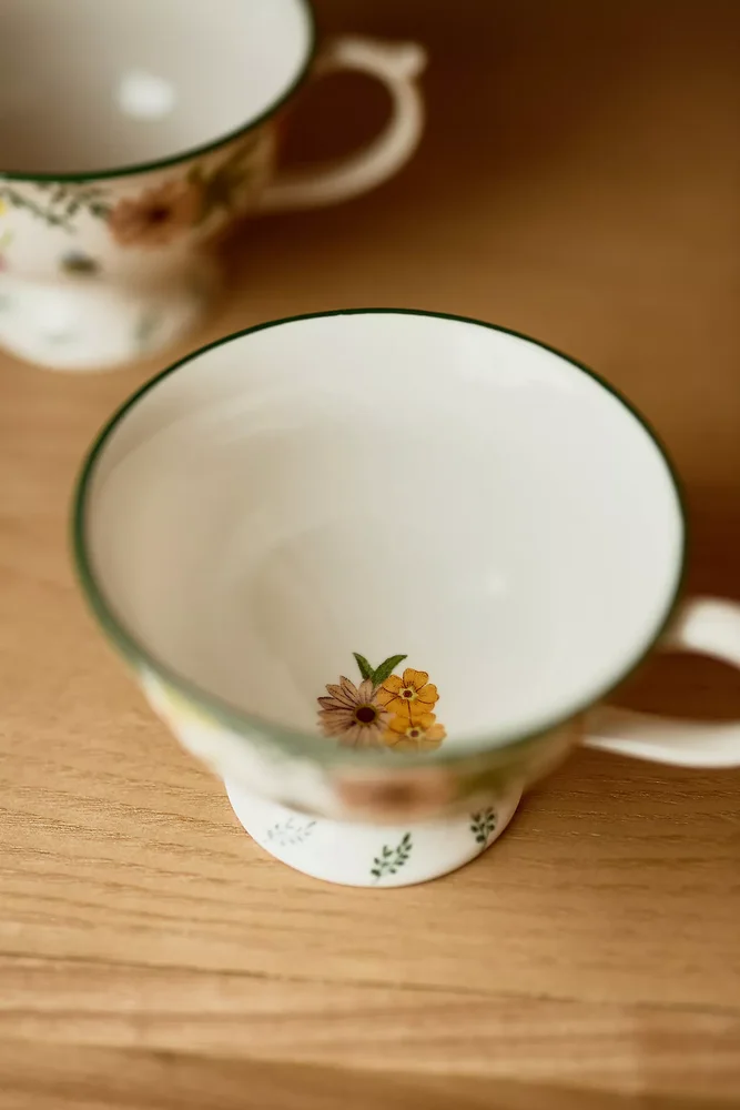 Eden Stoneware Tea Cups, Set of 4