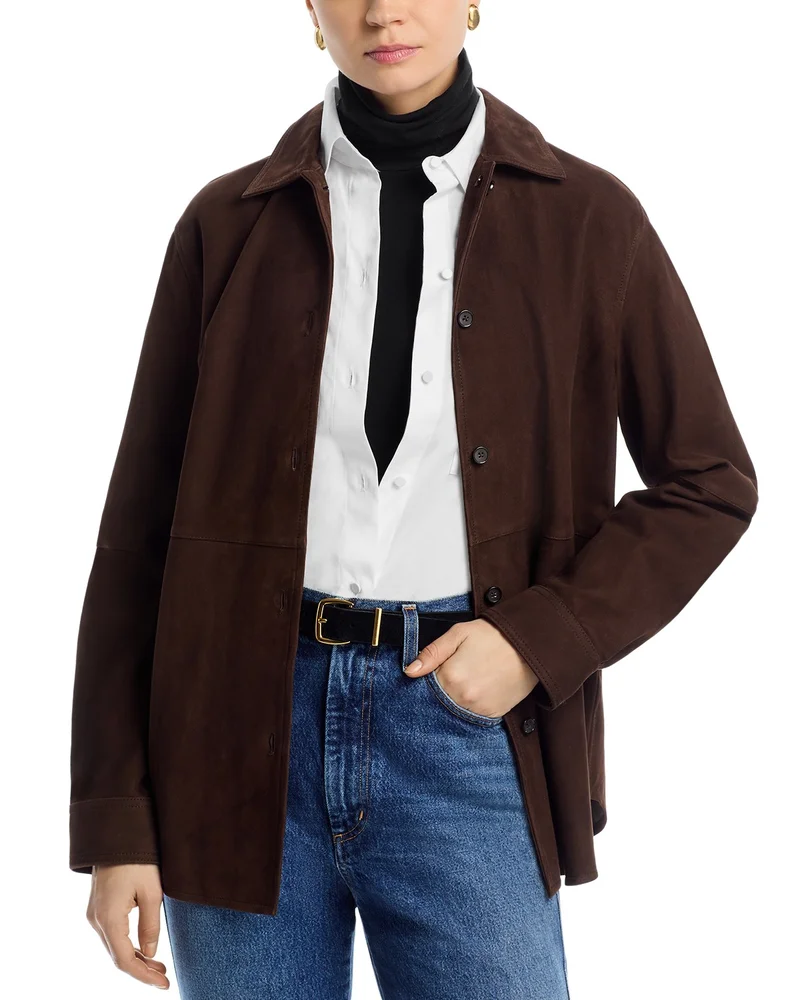 Soft Suede Overshirt