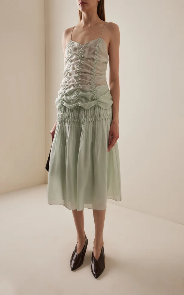 Florence Ruffled Midi Skirt