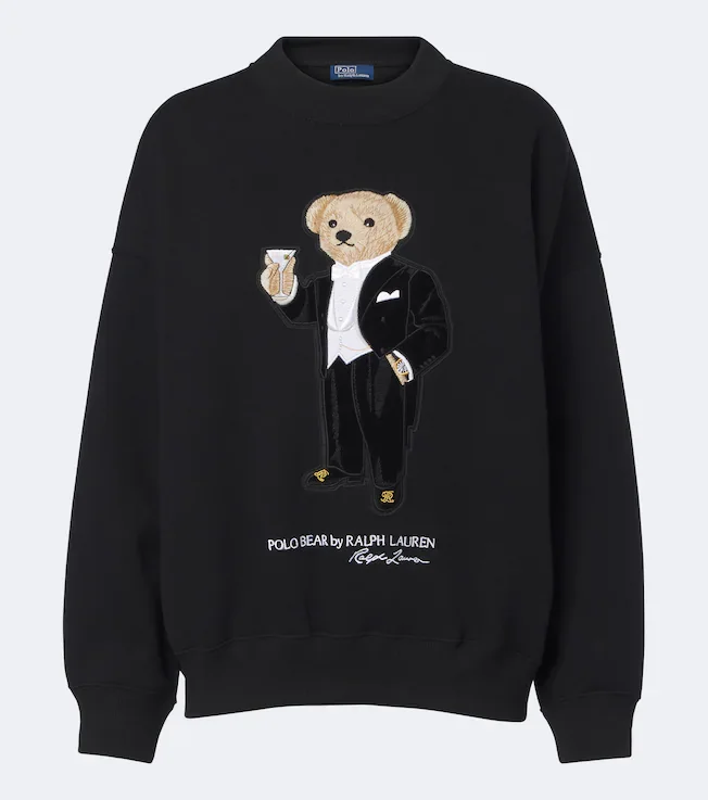 Polo Bear cotton-blend fleece sweatshirt