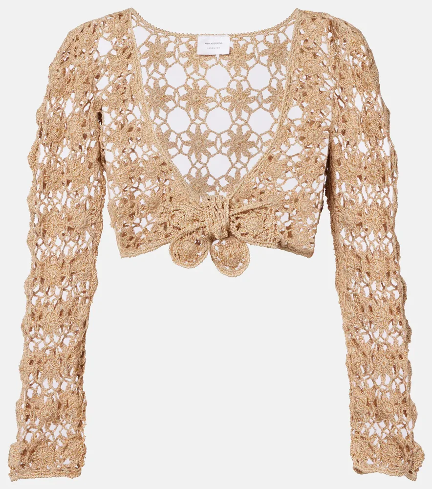 Bella Ballerina crochet cotton crop top