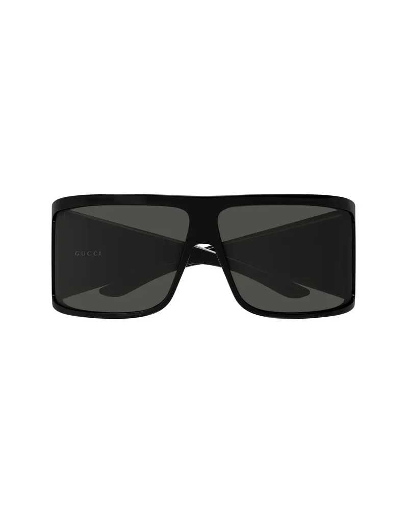 74mm Gradient Oversize Shield Sunglasses