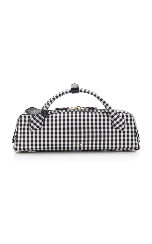 Le Teckel Gingham Clutch