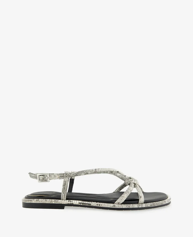 Paria Embossed Knot Detail Sandal