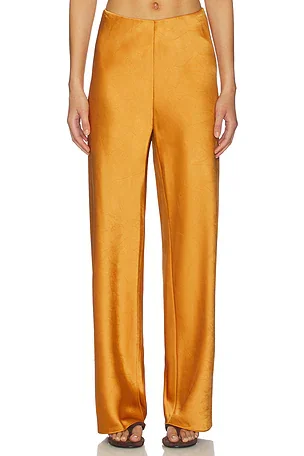 Vince High Waist Satin Bias Pant