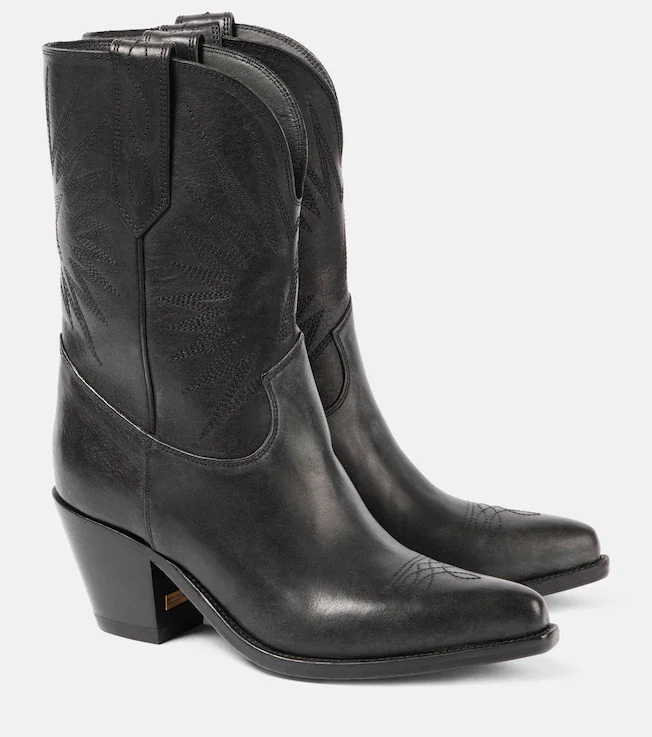 Wish Star leather cowboy boots