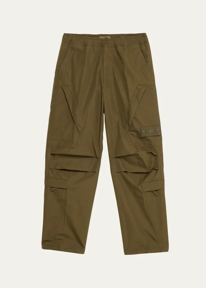 Men's Cotton Relaxed-Fit Cargo Pants