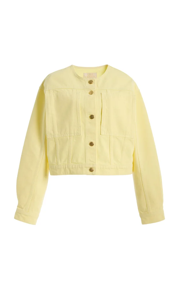 The Briar Collarless Denim Jacket