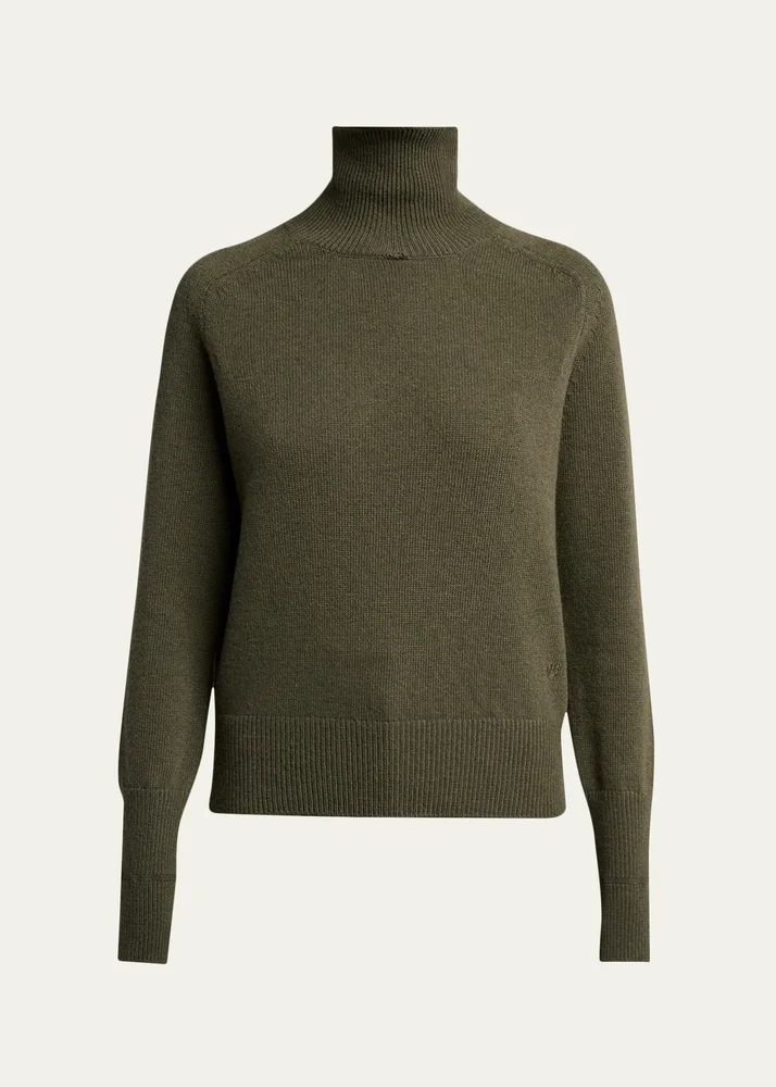 Marie Merino Wool Turtleneck Sweater