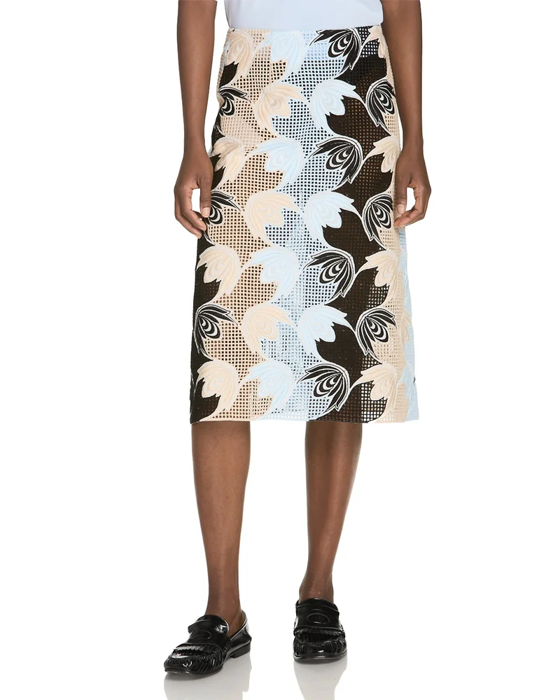 Open Work Macramé Skirt