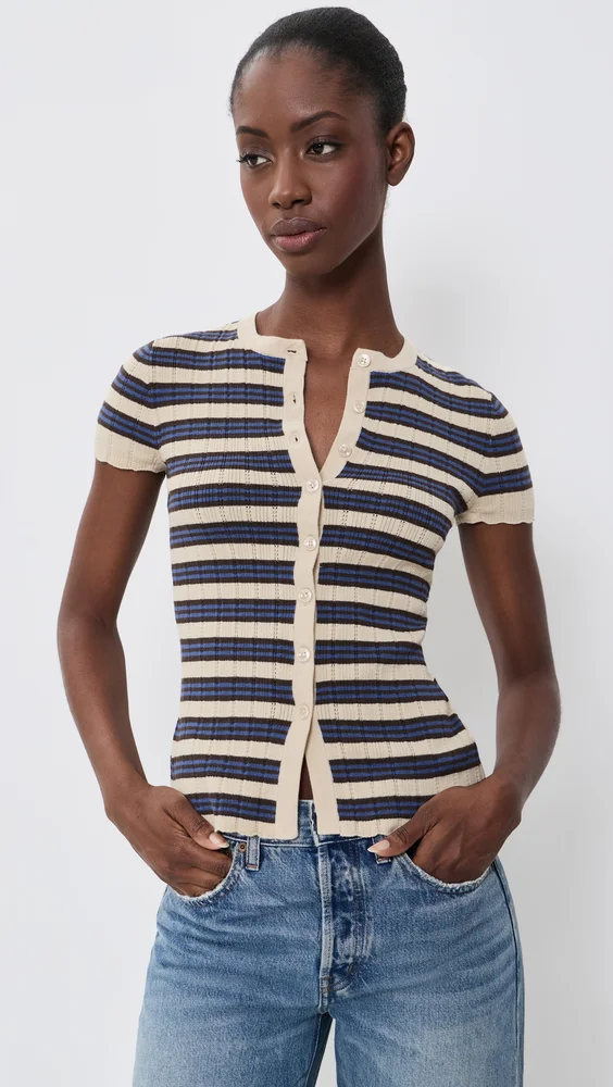 Short-Sleeve Cardigan