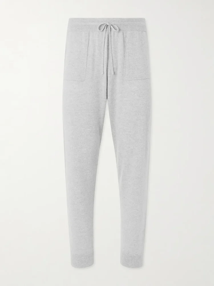 Tapered Merino Wool and Cashmere-Blend Sweatpants