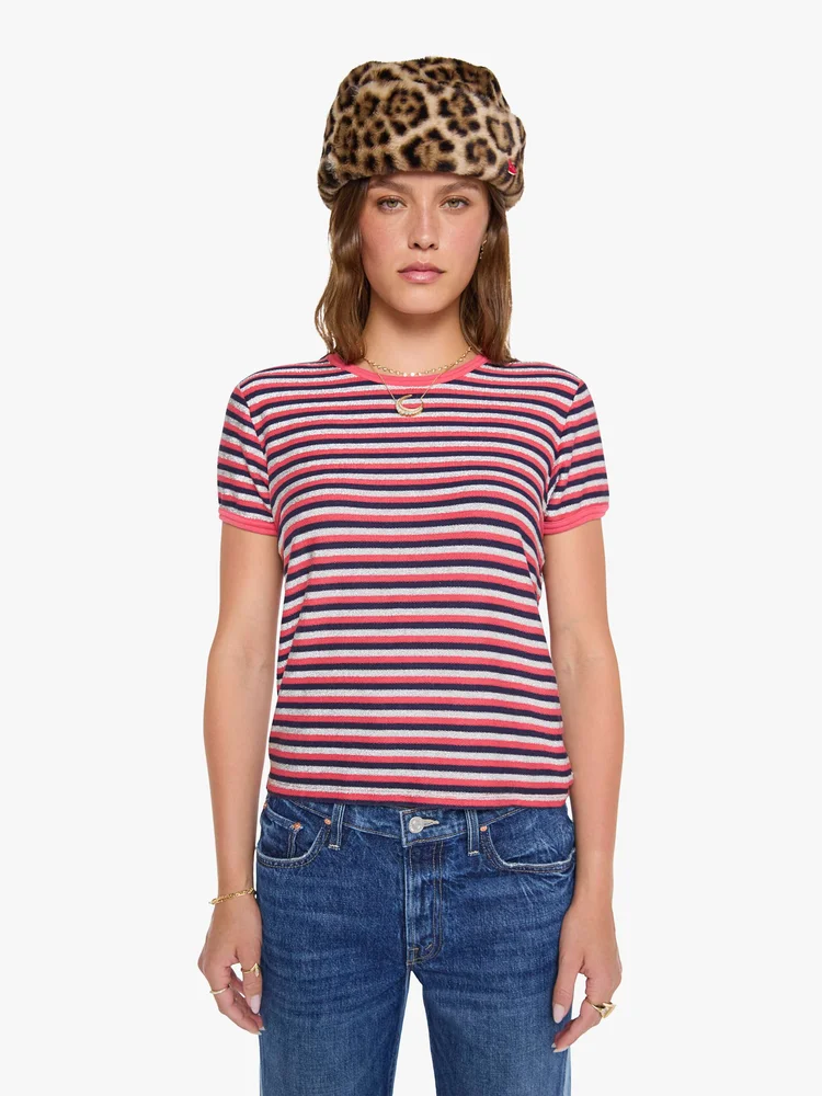 The Lil Goodie Ringer, Pink Stripe
