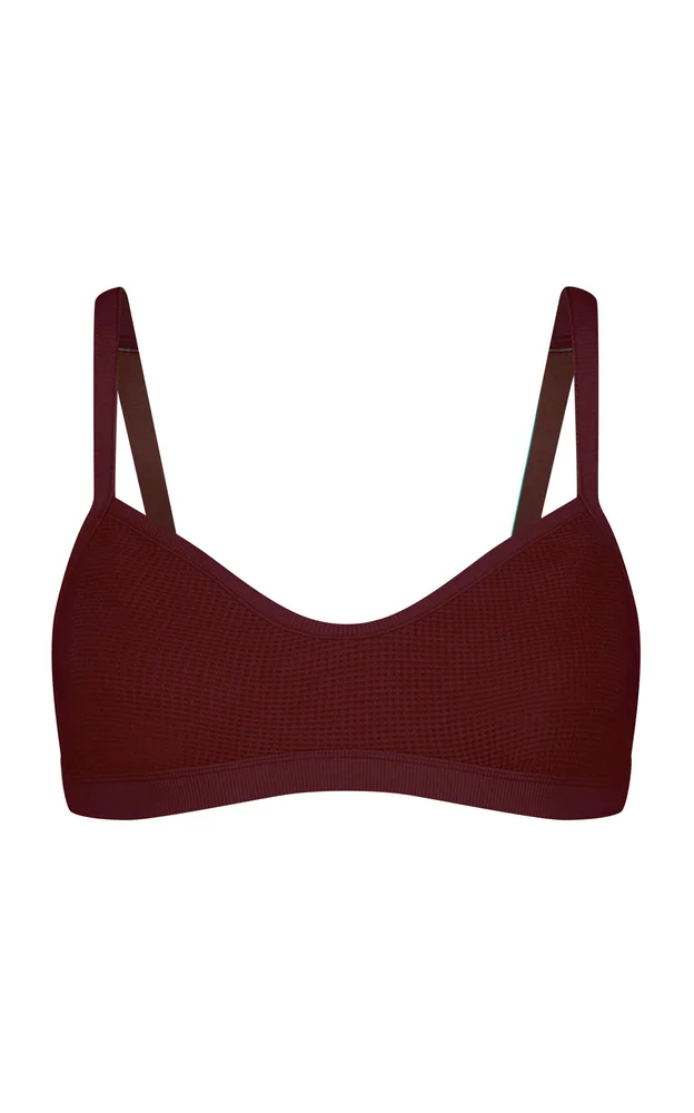 Waffle Knit Lounge Bralette