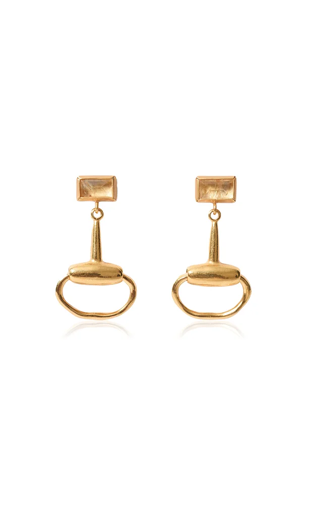 Horsebit Drop Earrings