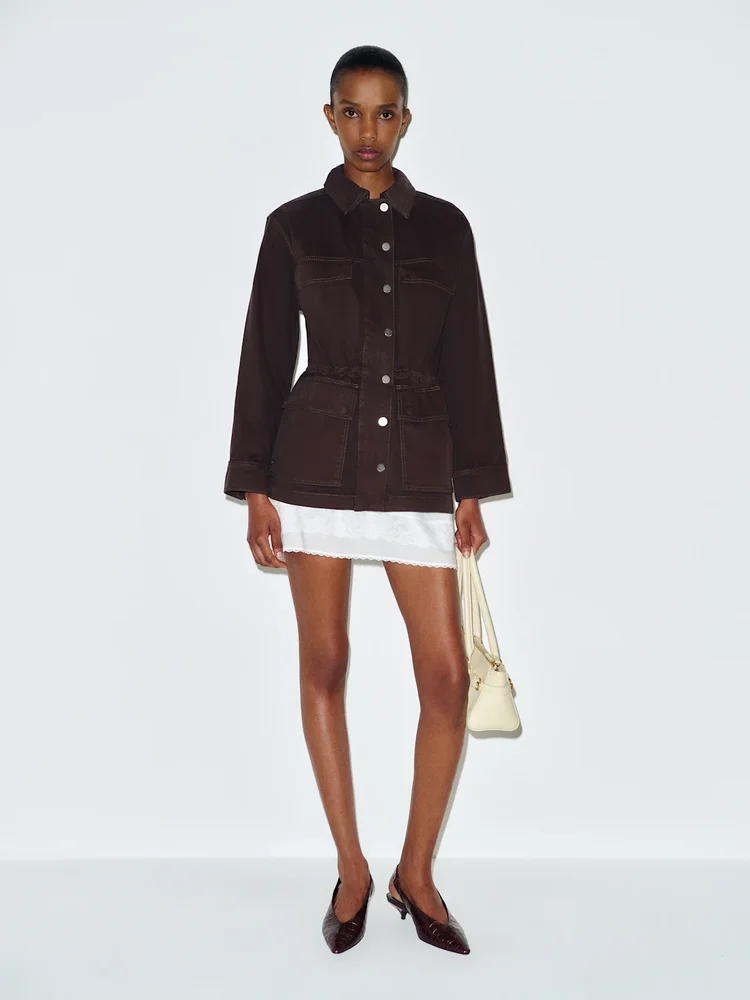 Alex Cinched Denim Jacket