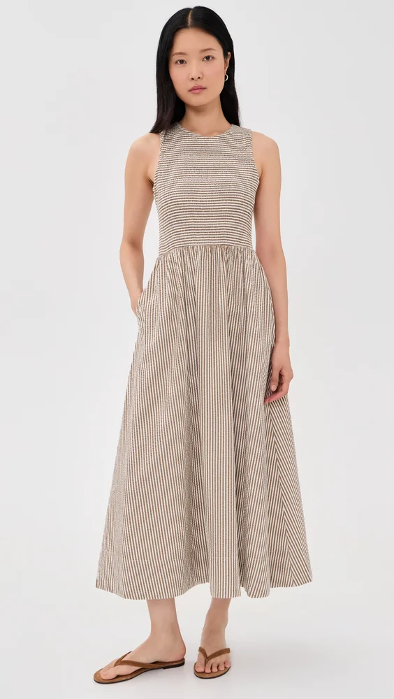 Darcy Seersucker Maxi Dress