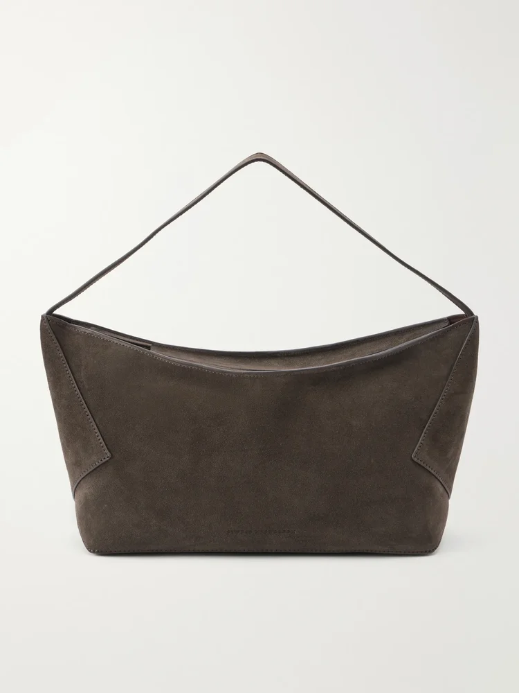 Hagu suede shoulder bag