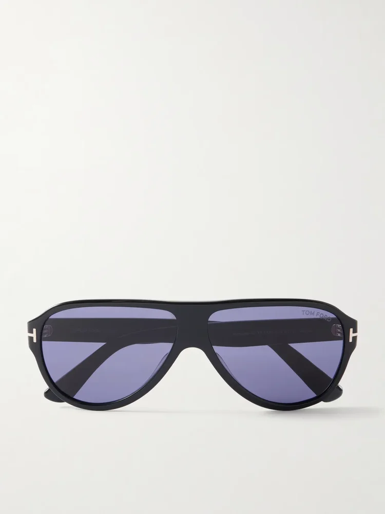 Samuele aviator-style acetate sunglasses