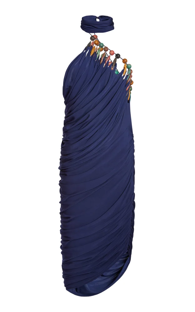 Tropique Droplet Halter Dress