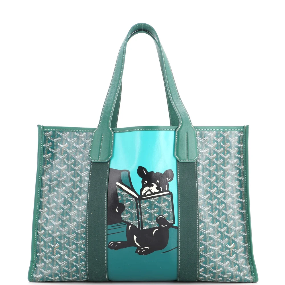 Pre-Owned Villette Tote Printed Coated Canvas MM in Green