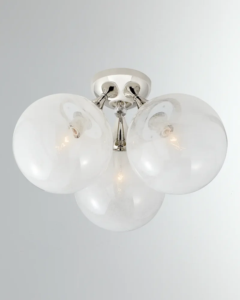 Cristol Large Triple Flush Mount By AERIN